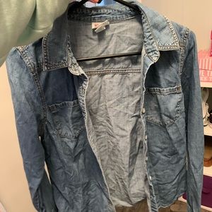 Kids jean flannel